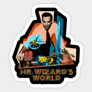 Mr. Wizard Sticker